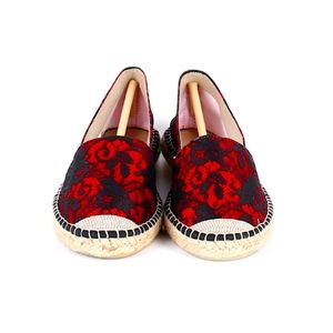 NWTs napa flex by David tate red Sorento espadrilles